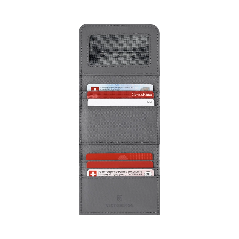 BILLETERA TRI-FOLD CON PROTECCIÓN RFID GRIS VICTORINOX - 4