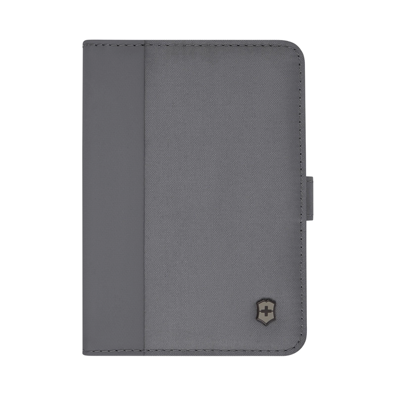 PORTA PASAPORTE CON PROTECCIÓN RFID GRIS VICTORINOX - 1