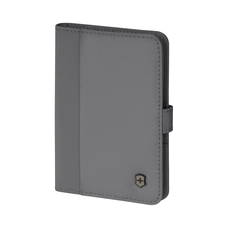PORTA PASAPORTE CON PROTECCIÓN RFID GRIS VICTORINOX - 2