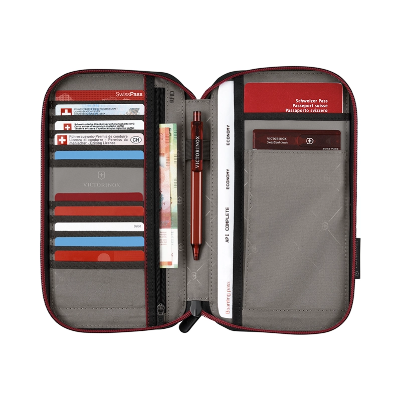 ORGANIZADOR DE VIAJE CON PROTECCIÓN RFID GRIS VICTORINOX - 4