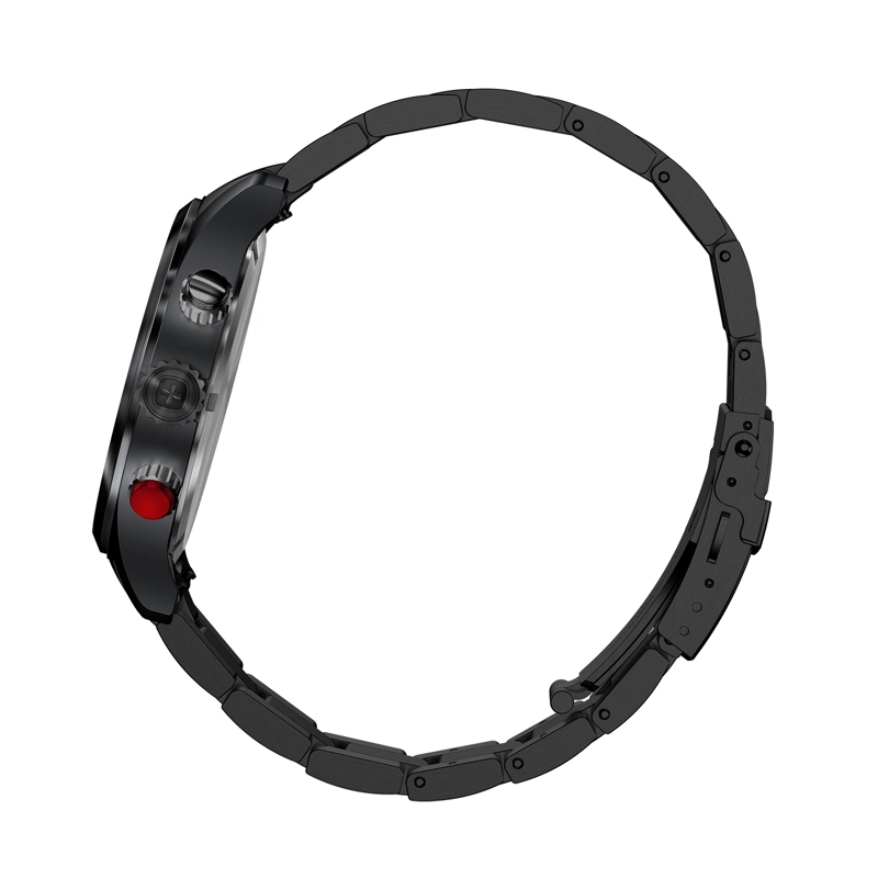 TERRAGRAPH CHRONO NEGRO/BLANCO CORREA DE ACERO WENGER - 2