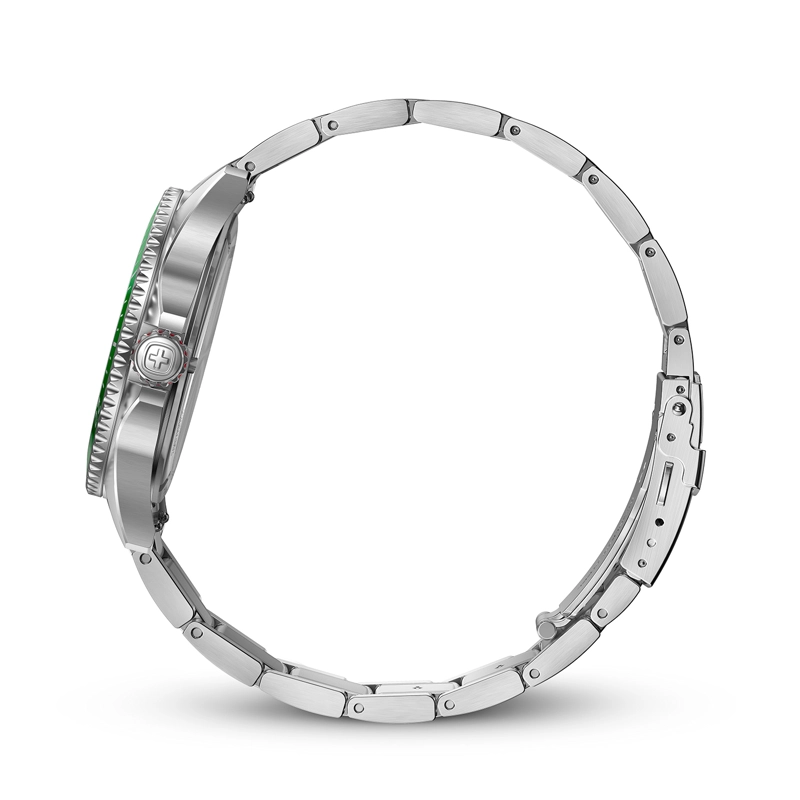 RELOJ EXECUTIVE VERDE CORREA DE ACERO WENGER - 3