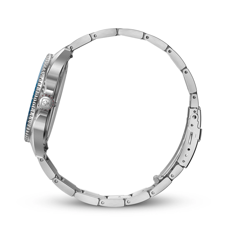 RELOJ EXECUTIVE AZUL CORREA DE ACERO WENGER - 3