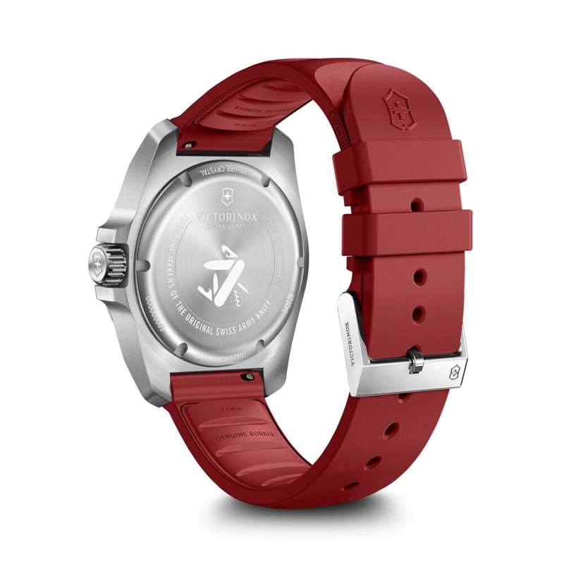RELOJ I.N.O.X. QUARTZ CORREA CAUCHO ROJO VICTORINOX - 5