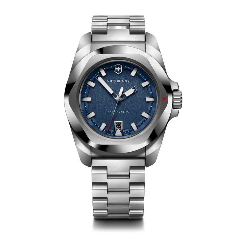 RELOJ I.N.O.X. QUARTZ AZUL CORREA ACERO VICTORINOX - 1