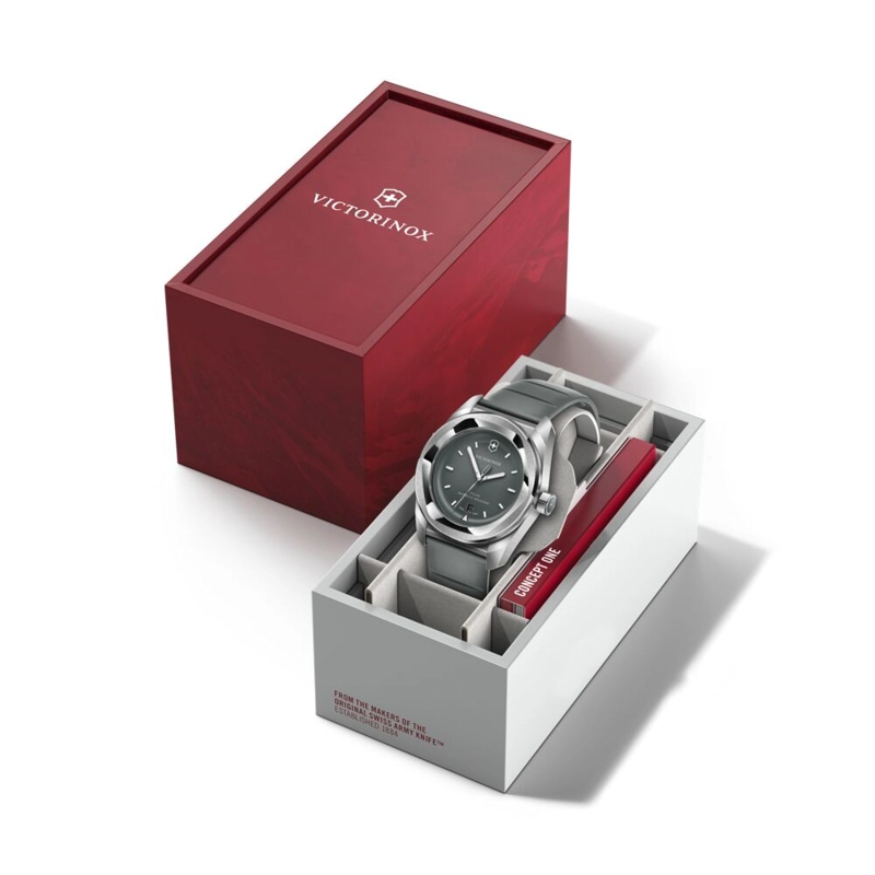 RELOJ CONCEPT ONE SOLAR GRIS CORREA DE CAUCHO VICTORINOX - 7