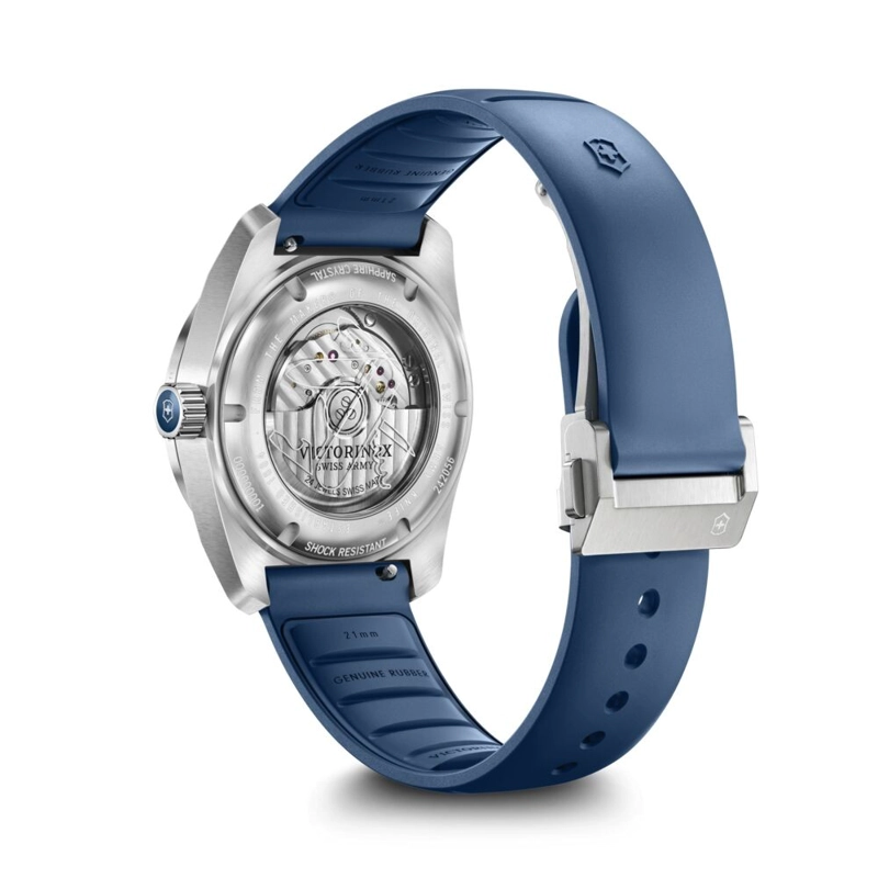 RELOJ CONCEPT ONE AUTOMATICO AZUL CORREA DE CAUCHO VICTORINOX - 4