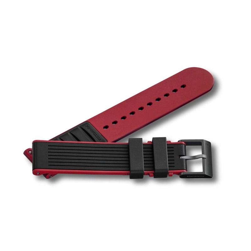 CORREA CAUCHO D4 NEGRO/ROJO VICTORINOX - 2
