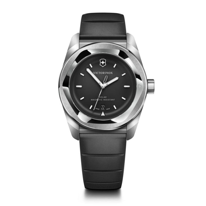 RELOJ CONCEPT ONE SOLAR NEGRO CORREA DE CAUCHO VICTORINOX - 1