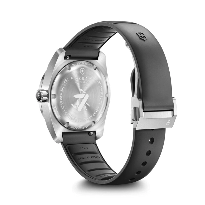RELOJ CONCEPT ONE SOLAR NEGRO CORREA DE CAUCHO VICTORINOX - 4