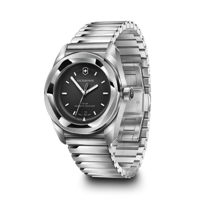 RELOJ CONCEPT ONE SOLAR NEGRO CORREA DE ACERO VICTORINOX - 2