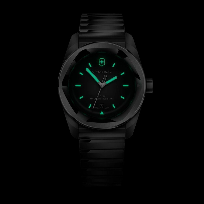 RELOJ CONCEPT ONE SOLAR NEGRO CORREA DE ACERO VICTORINOX - 6