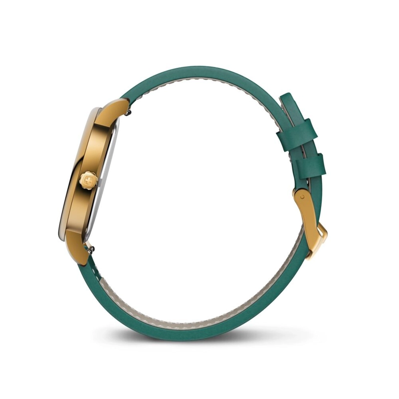 RELOJ URBAN DONNISSIMA CORREA CUERO VERDE WENGER - 2