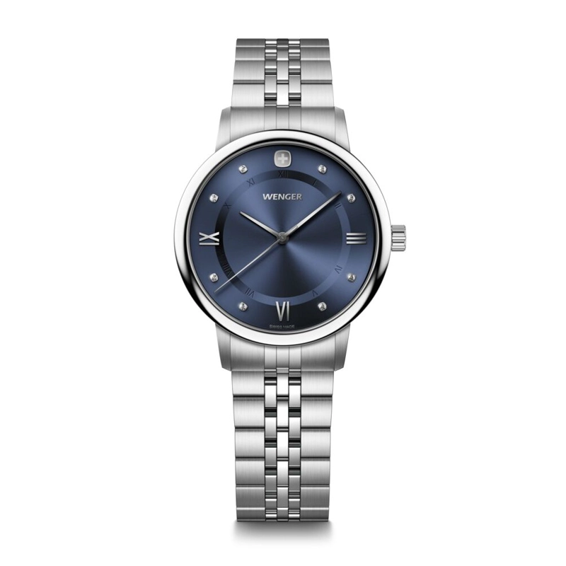 RELOJ URBAN DONNISSIMA CORREA ACERO DIAL AZUL WENGER - 2