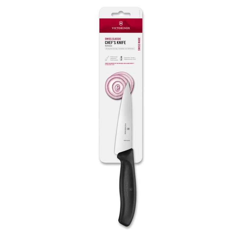 CUCHILLO SWISS CLASSIC PARA CHEF 12 CM NEGRO VICTORINOX - 2