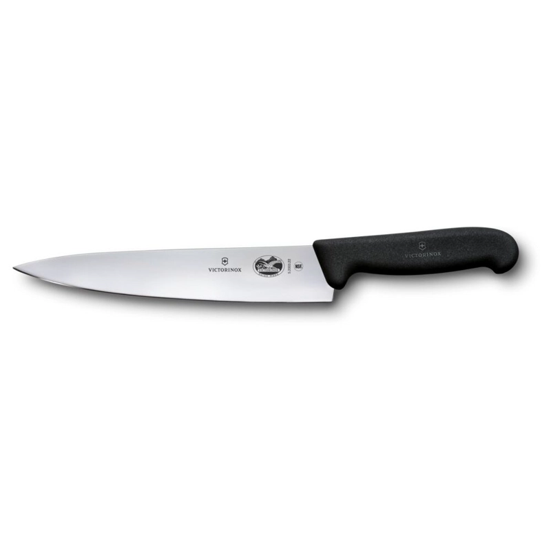 CUCHILLO PARA TRINCHAR FIBROX NEGRO HOJA 22 CM. VICTORINOX - 1