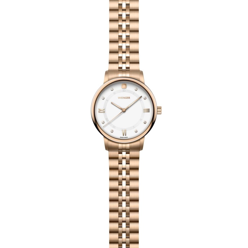 RELOJ URBAN DONNISSIMA CORREA ACERO DORADO WENGER - 3