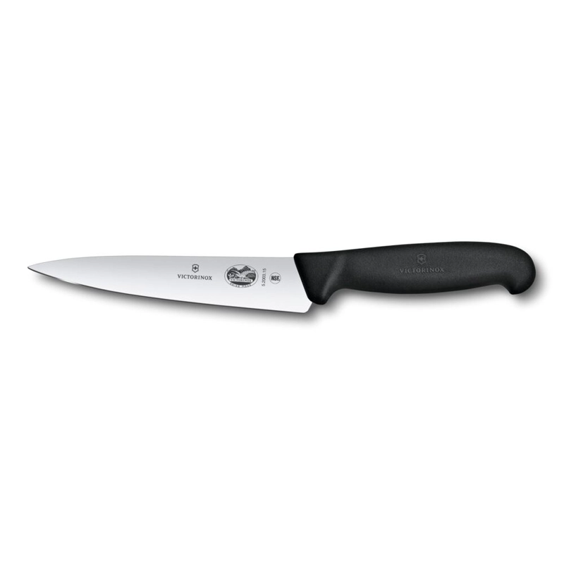 CUCHILLO PARA CHEF FIBROX 15 CM NEGRO VICTORINOX - 1