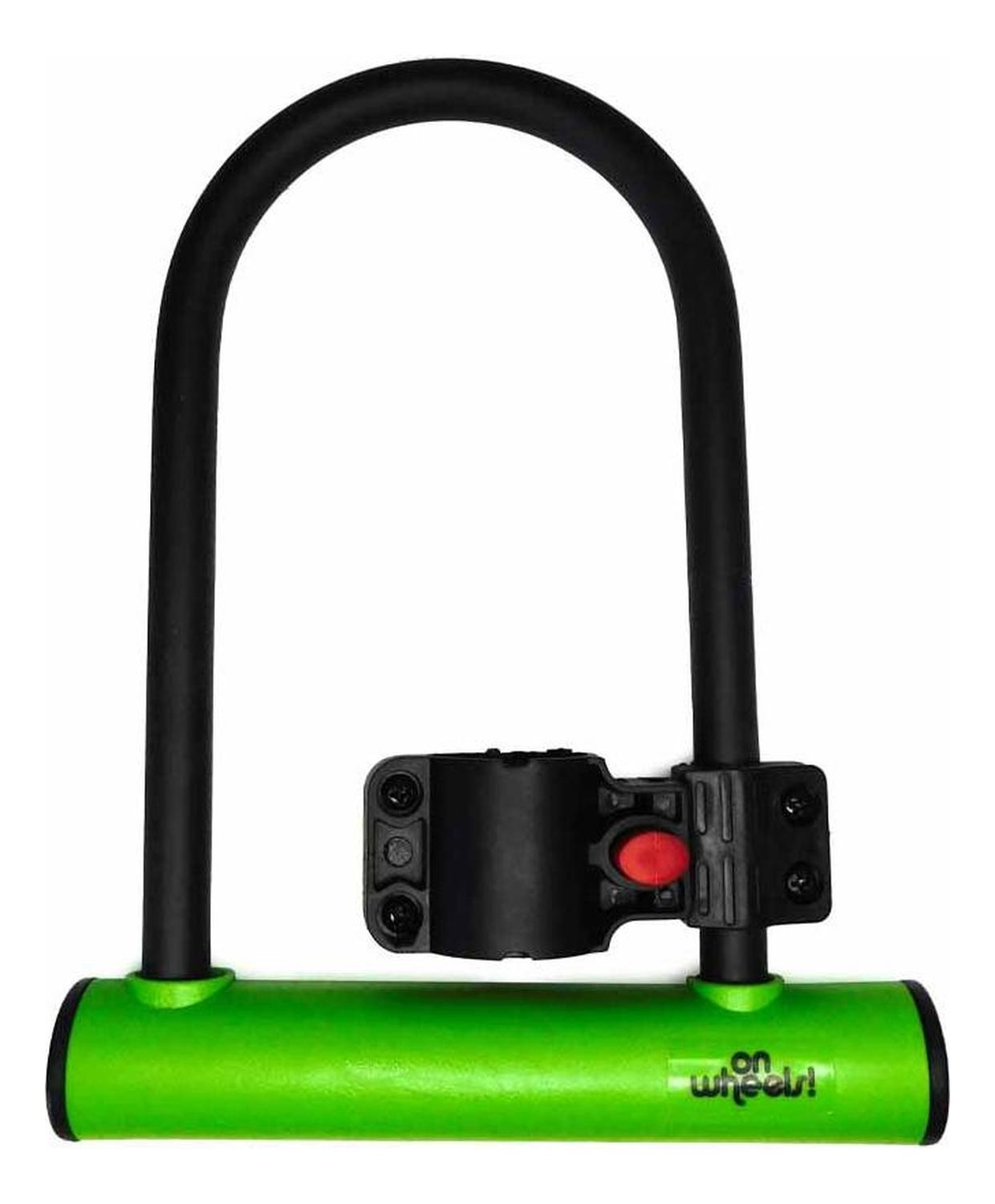 CANDADO DE BICICLETA U-LOCK CORTO VERDE - 2