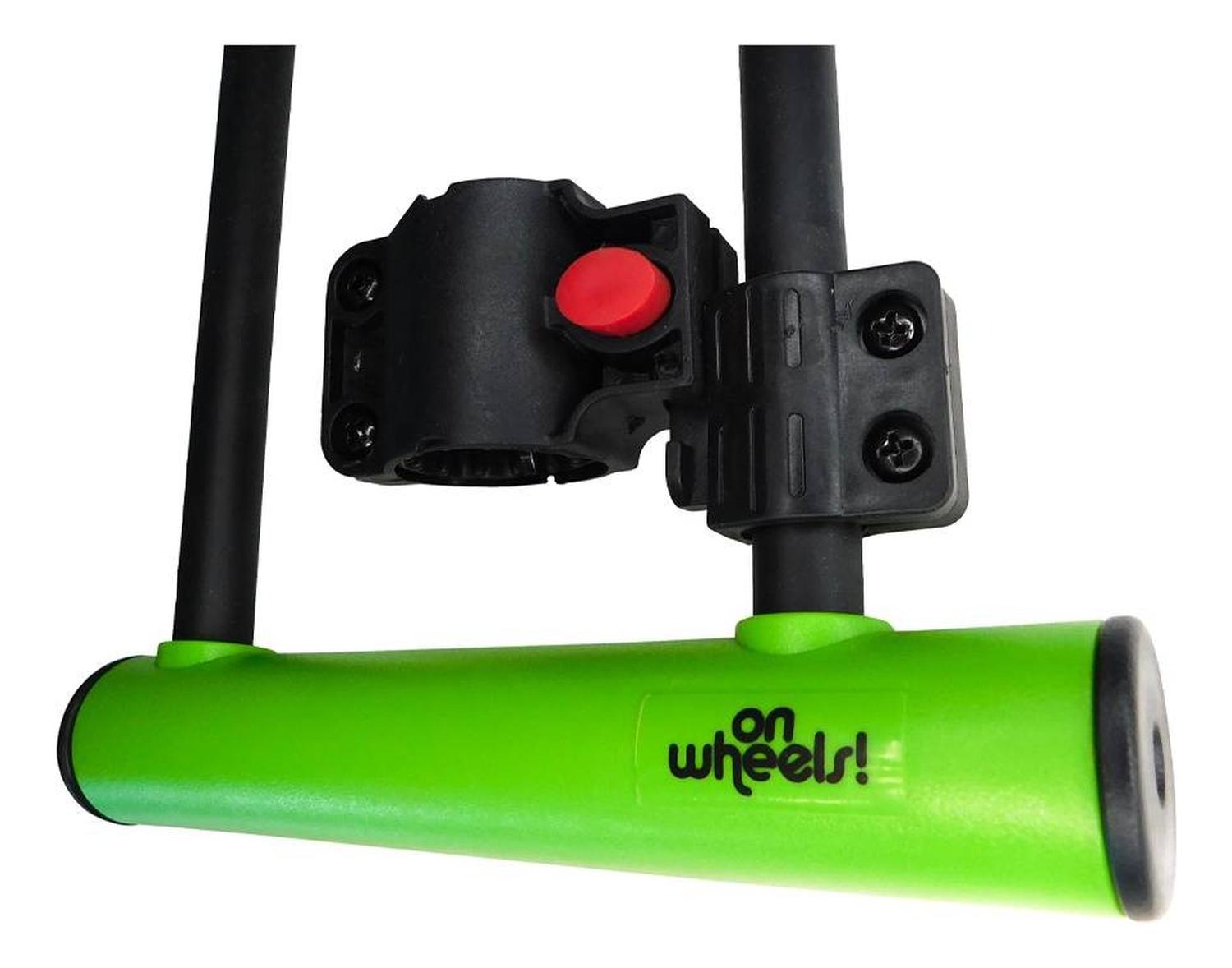 CANDADO DE BICICLETA U-LOCK CORTO VERDE - 3