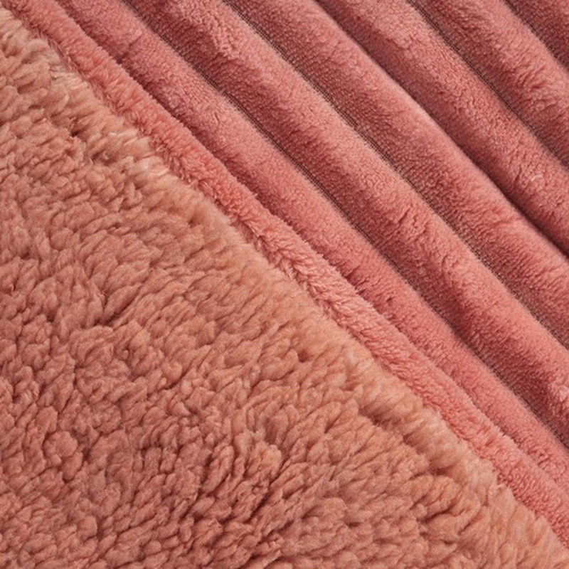 PLUMÓN MASHINI TERRACOTA CORDUROY CORAL SHERPA 1.5 P - 2