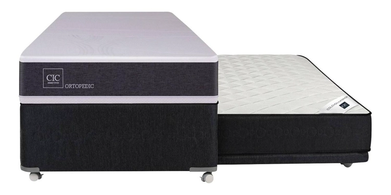 DIVAN CIC ORTOPEDIC 1.5 PLAZAS BLACK - 2
