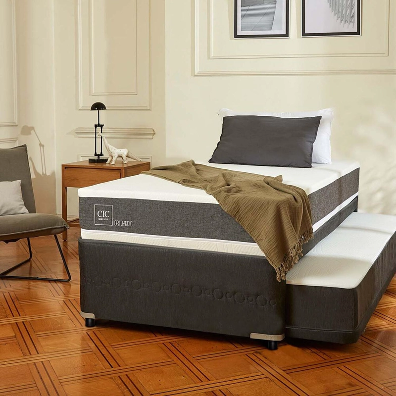 DIVAN CIC ORTOPEDIC 1.5 PLAZAS BLACK - 4
