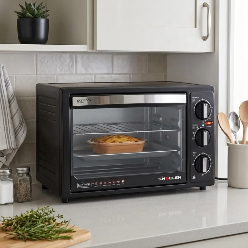 HORNO ELECTRICO SINDELEN HE-255NG 25LTS COLOR NEGRO - 5