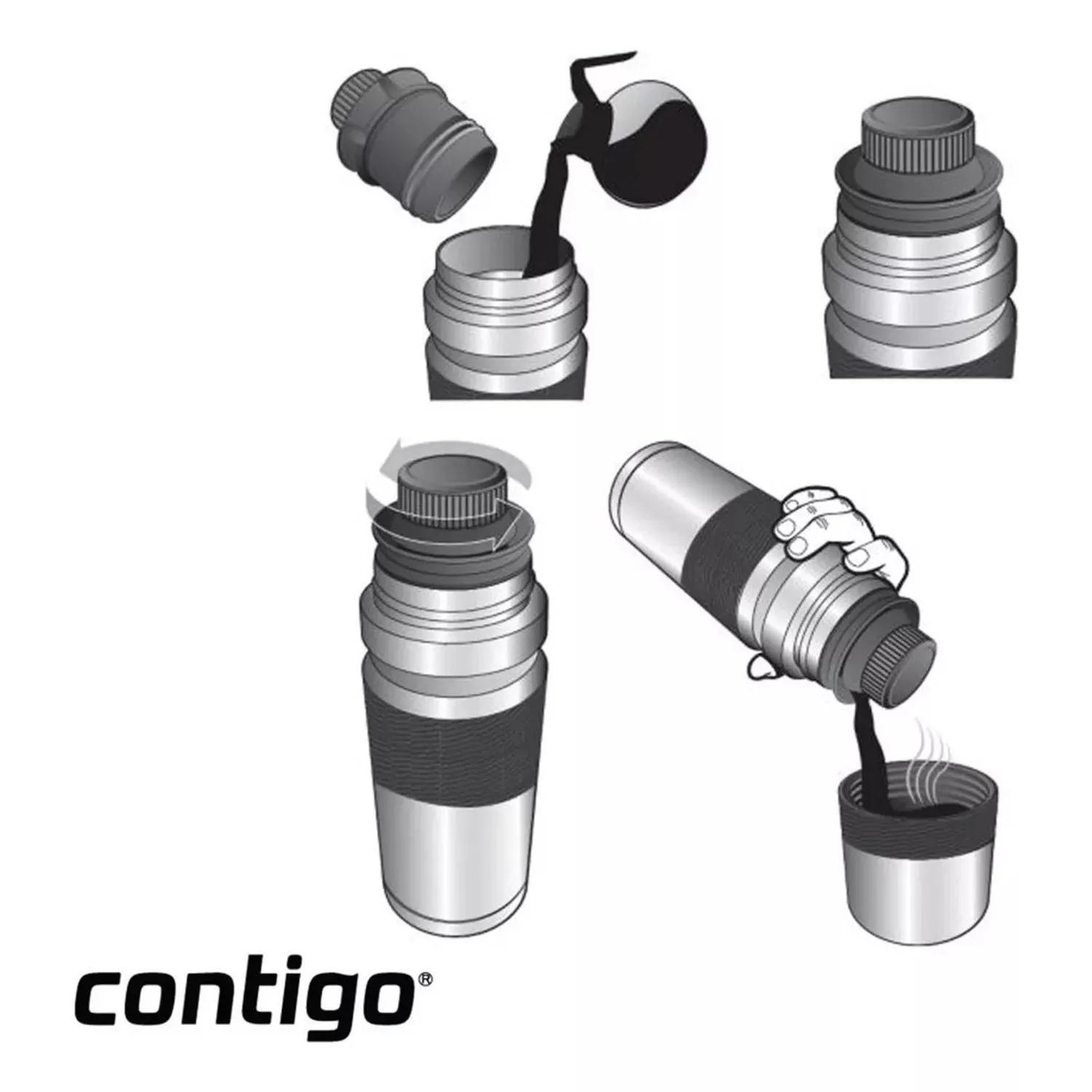 TERMO CONTIGO BLACK ACERO INOXIDABLE CAPACIDAD 1.1 LITROS - 7