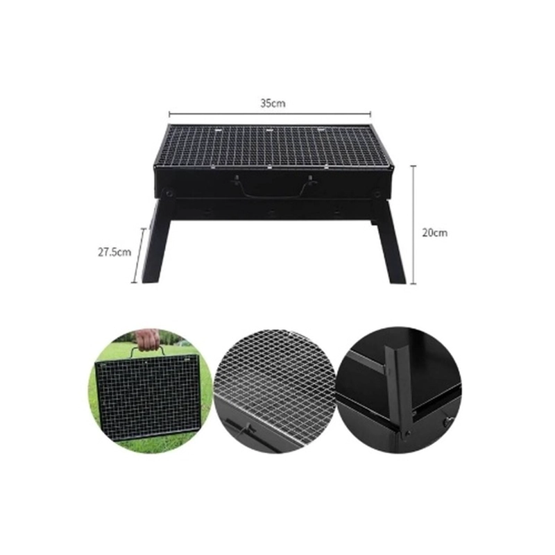 PARRILLERA (ASADOR) A CARBON PLEGABLE HZA-28 - 2