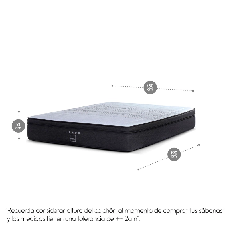 COLCHON TEMPO 2 PLAZAS ROSEN 190 CM - 7