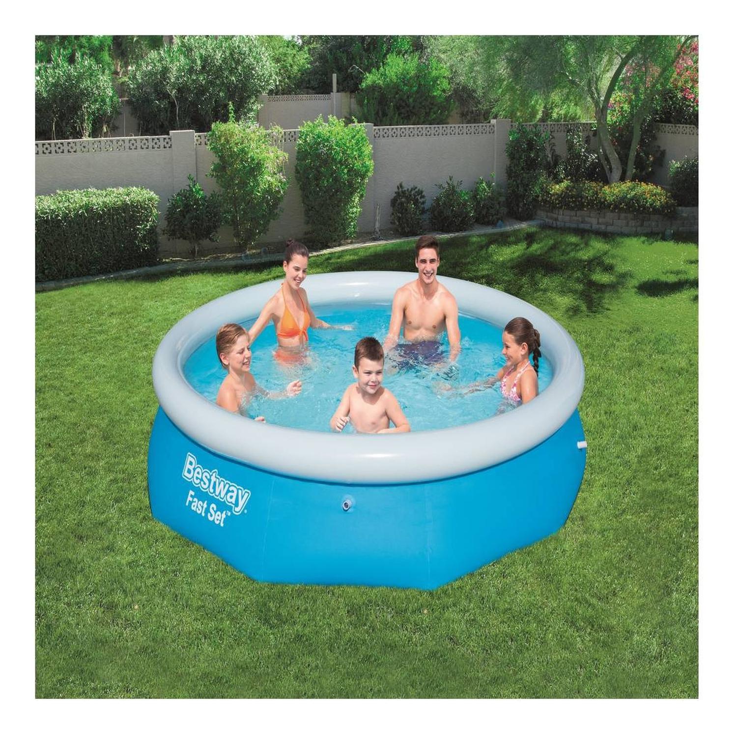 PISCINA BESTWAY FAST SET AZUL 3.05MX76CM - 3