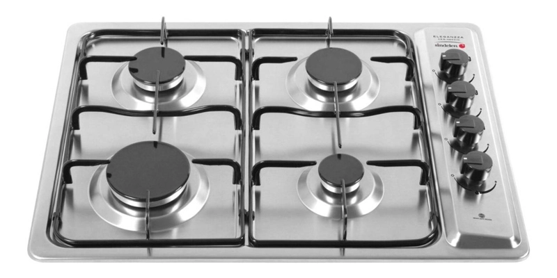 SINDELEN ENCIMERA A GAS 4 PLATOS SINDELEN INOX CEG-4600IN