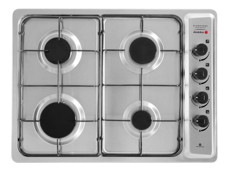 ENCIMERA A GAS 4 PLATOS SINDELEN INOX CEG-4600IN - 5