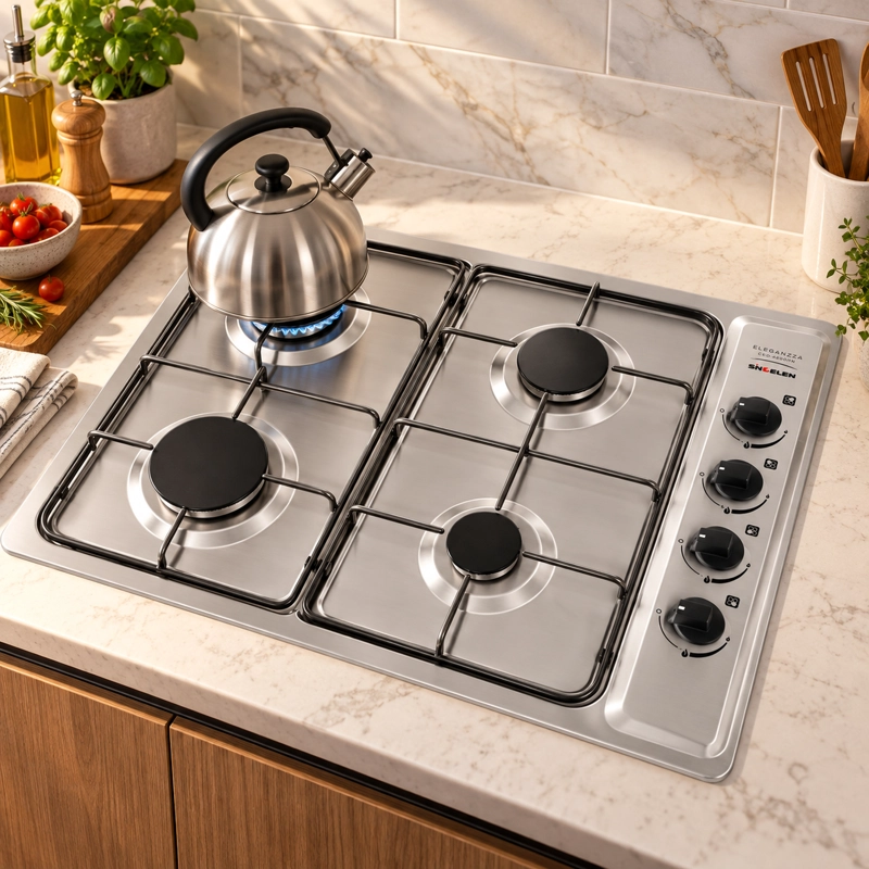ENCIMERA A GAS 4 PLATOS SINDELEN INOX CEG-4600IN - 9