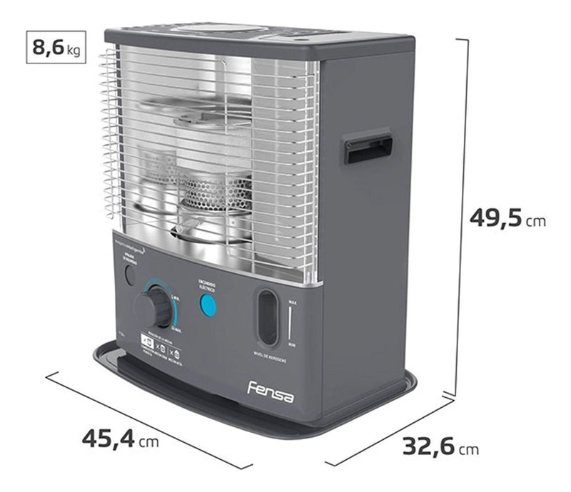 ESTUFA A PARAFINA MECHA FENSA 4,2 LT F 720+ - 6