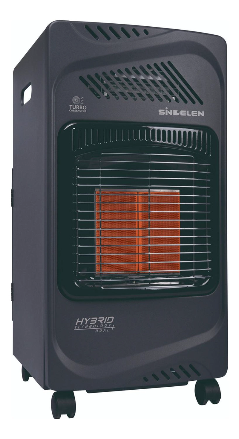 ESTUFA A GAS SINDELEN INFRAREN COLOR ROJO TURBO CALEFACTOR SR-5350TNG