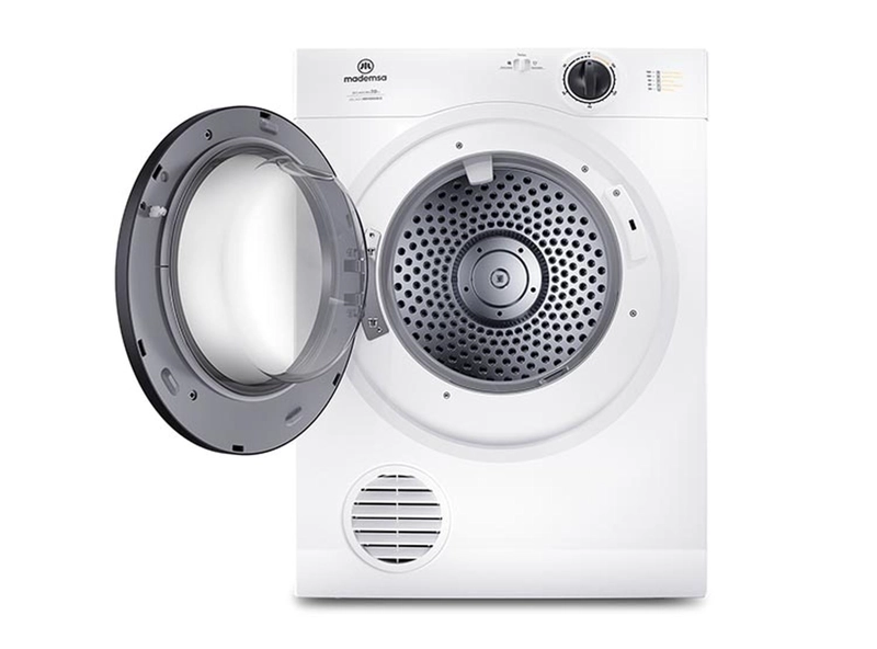 SECADORA MADEMSA CARGA FRONTAL 7 KG 7D BZG EN COLOR BLANCO - 4