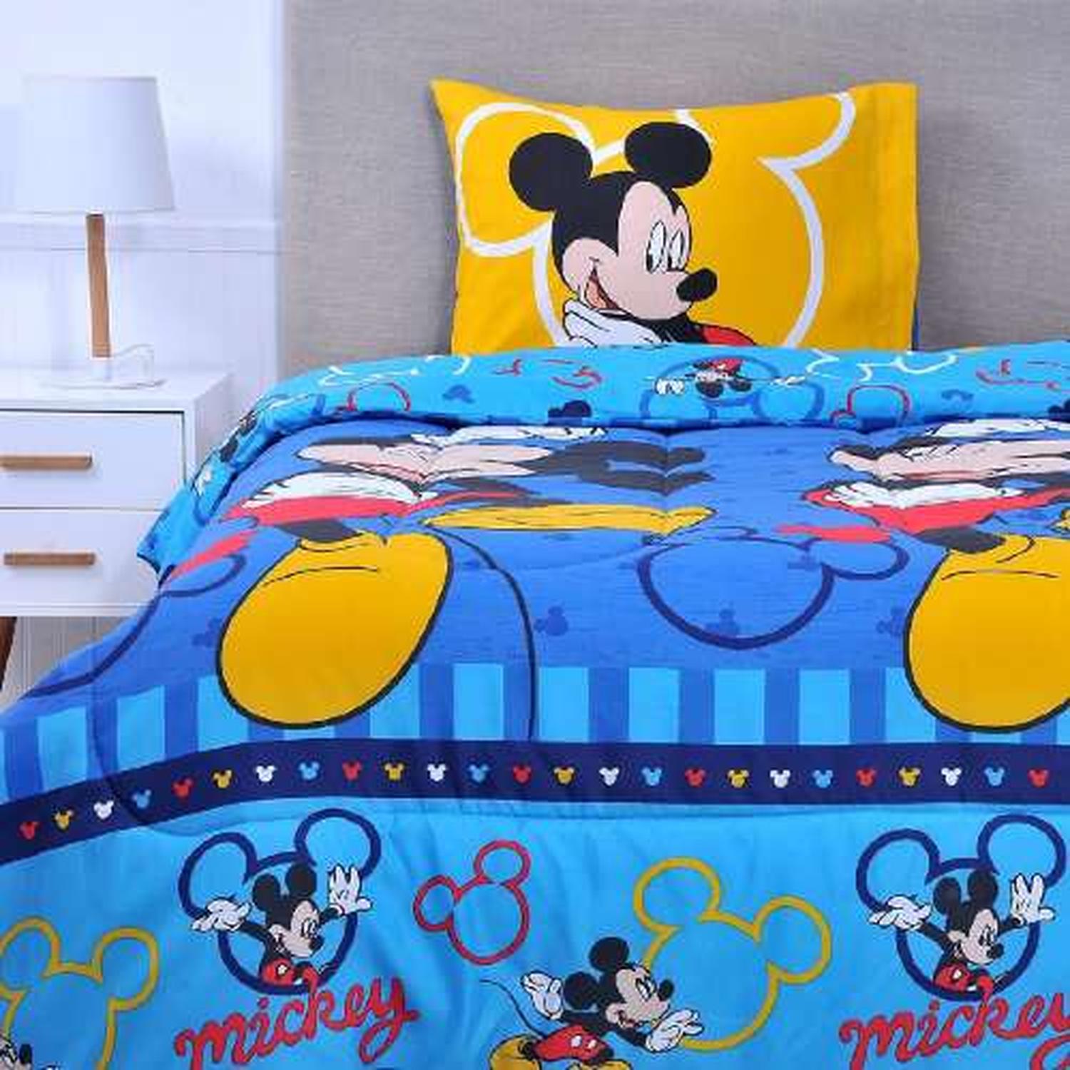 PLUMON INFANTIL 1.5 PLAZAS RELLENO 200 GR MICKEY BLINK BLUE - 1