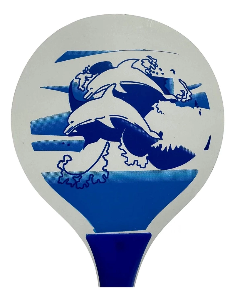 SET DE PALETAS DE PLAYA MADERA MEDIANA + 1 PELOTA - 2