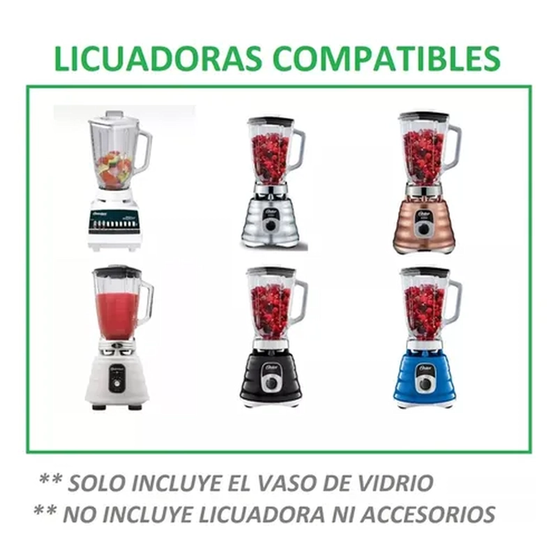 VASO VIDRIO 1.25LT PARA LICUADORAS OSTER BLSTAJ-GTS - 4