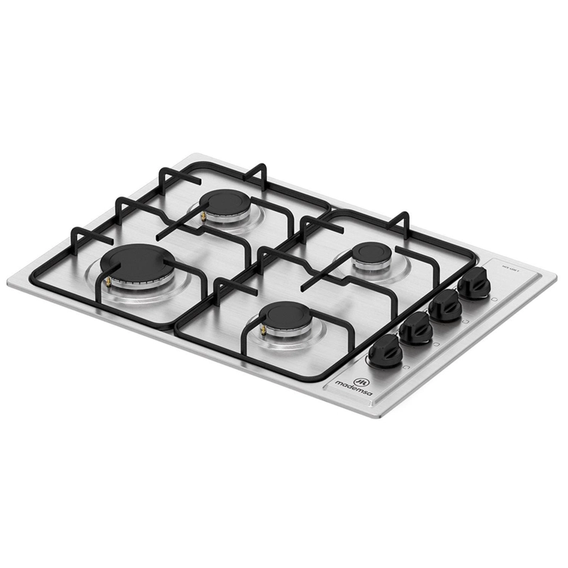 ENCIMERA A GAS 4 PLATOS MADEMSA MCE 435E T INOX - 2