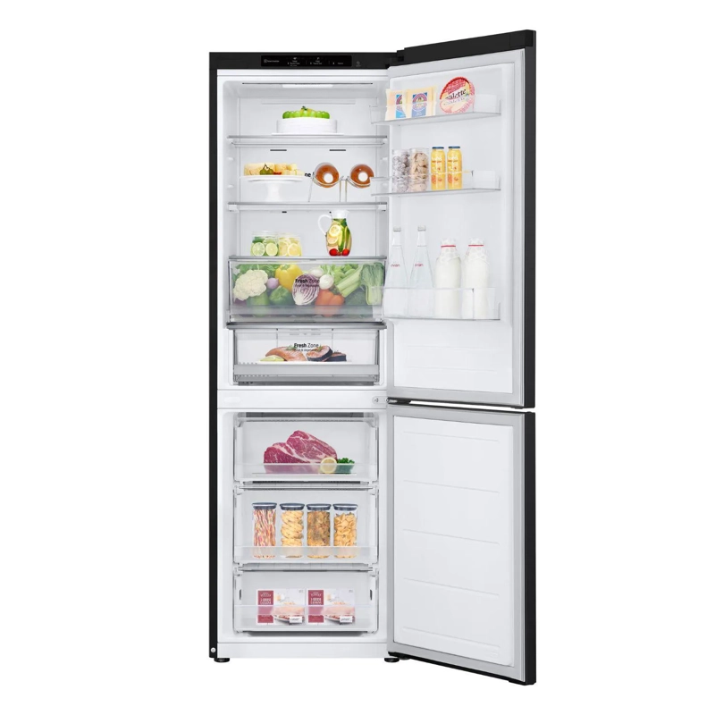 REFRIGERADOR LG BOTTOM FREEZER NO FROST 344 LITROS BLACK GB37BPT - 3