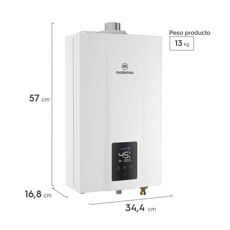 CALEFONT GAS LICUADO MADEMSA 13 LITROS TIRO BALANCED 13 ECO GL - 7