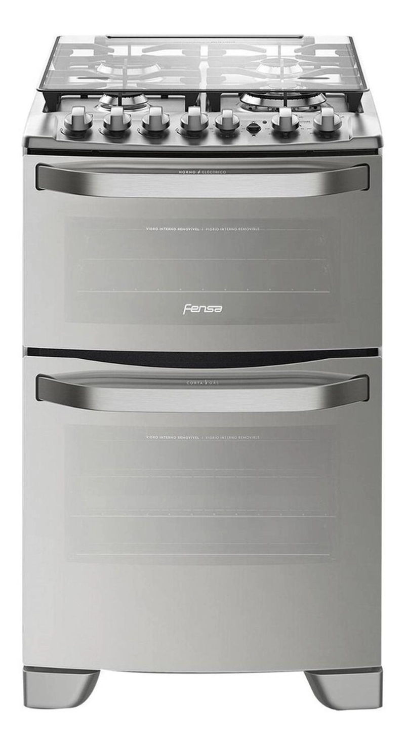 COCINA A GAS FENSA DE 4 QUEMADORES 56 DXT - 1