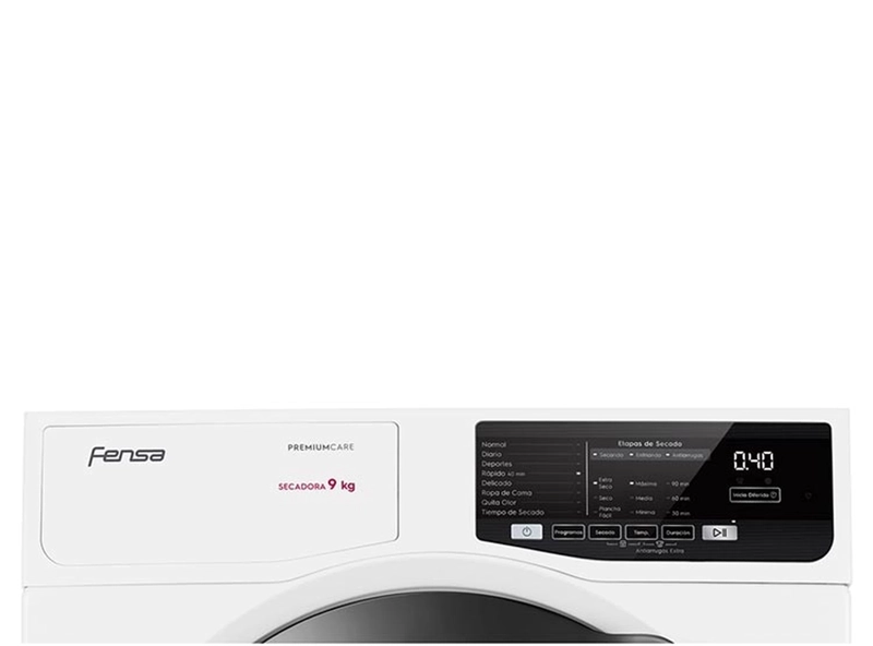 SECADORA DE ROPA POR VENTILACION FENSA PREMIUM CARE 9D 9 KG - 3