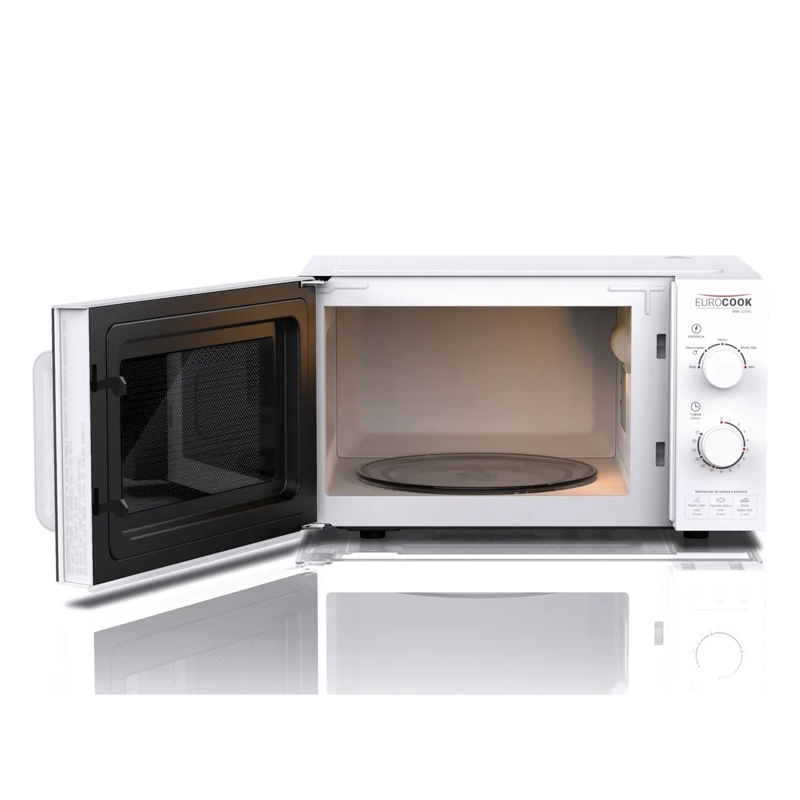 MICROONDAS ANALOGO SINDELEN BLANCO MM-220BL 20 LT - 3