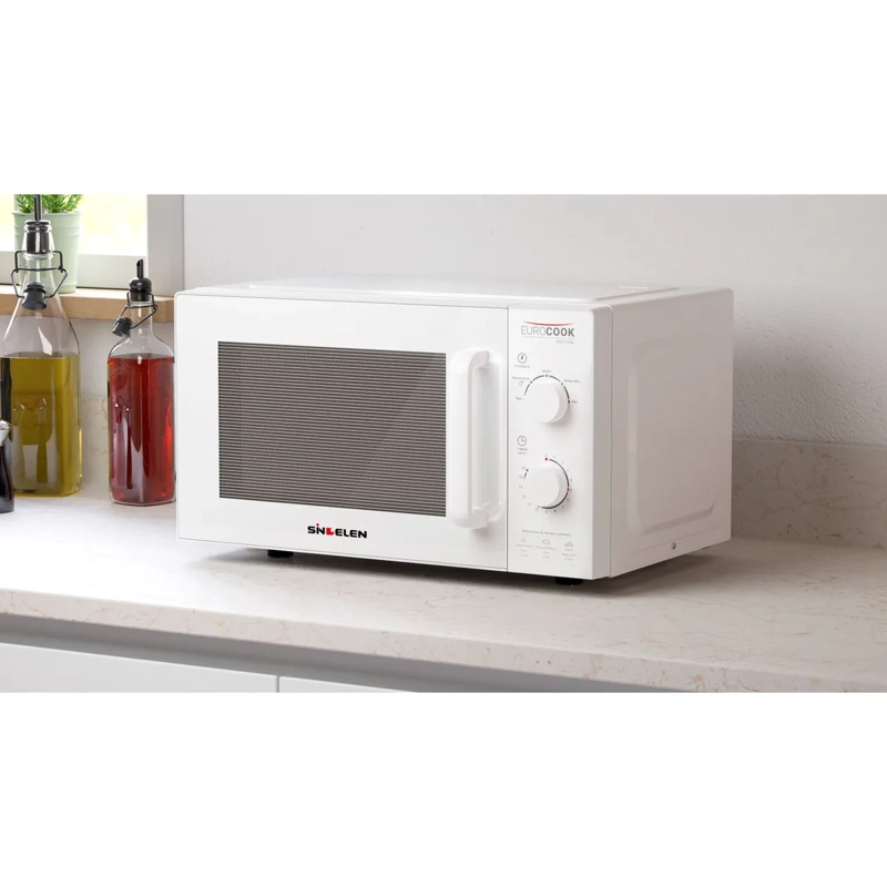 MICROONDAS ANALOGO SINDELEN BLANCO MM-220BL 20 LT - 4