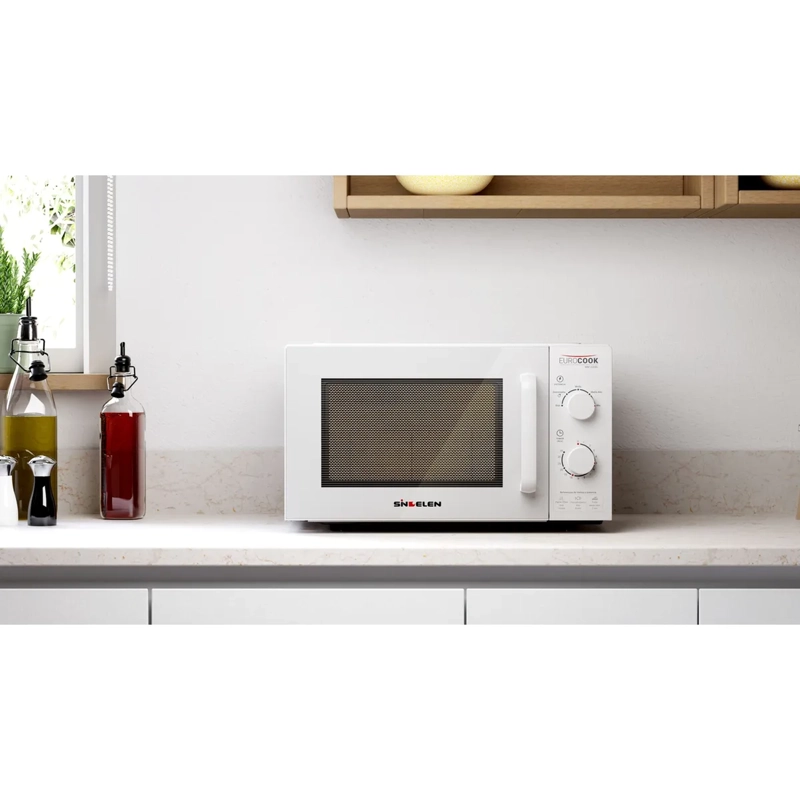 MICROONDAS ANALOGO SINDELEN BLANCO MM-220BL 20 LT - 5