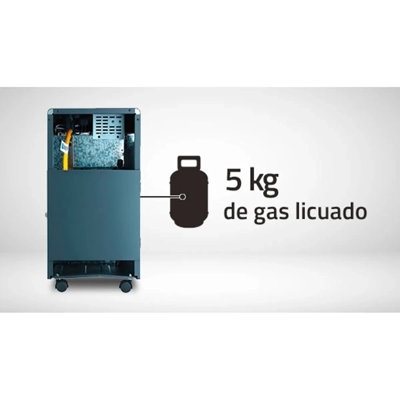 ESTUFA GAS TOYOTOMI BLUE FLAME 5 KG GH-BF32 ROJA - 9